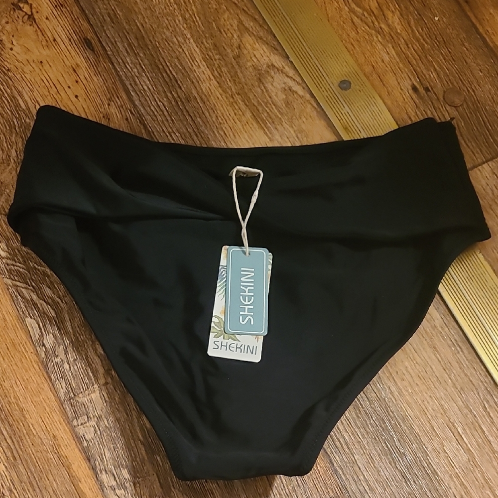 Shekini Women's Black Bikini Bottom